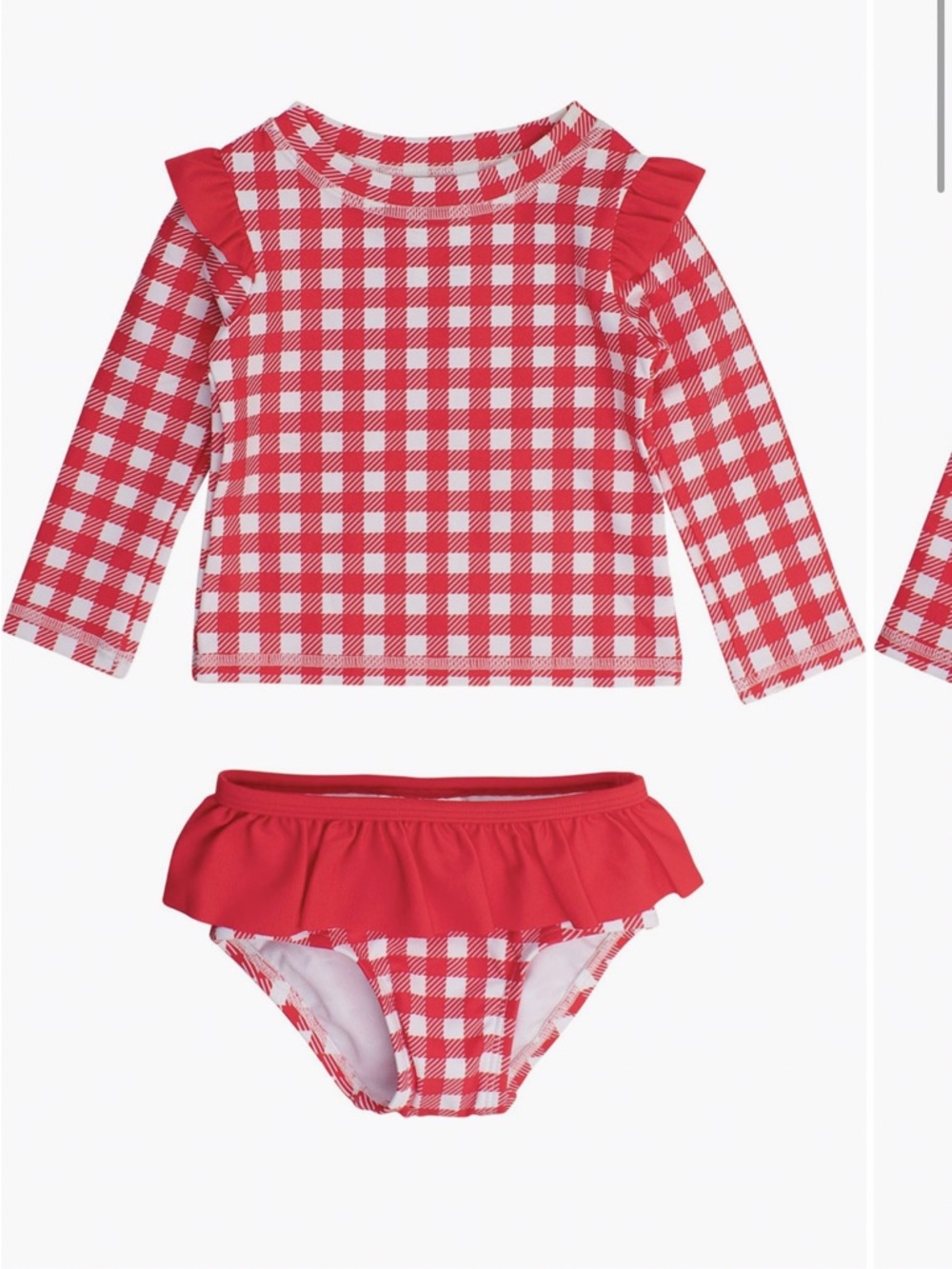 Rufflebutts Gingham Swimsuit